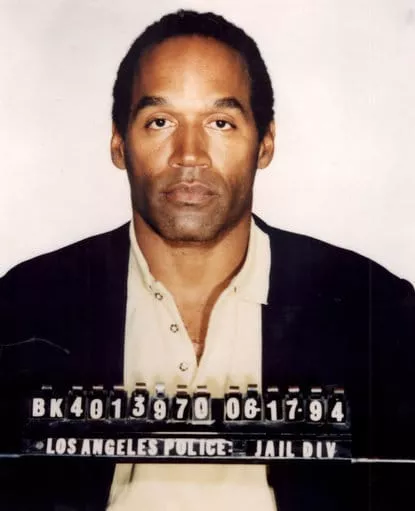 O.J. Simpsons Polizeifoto
